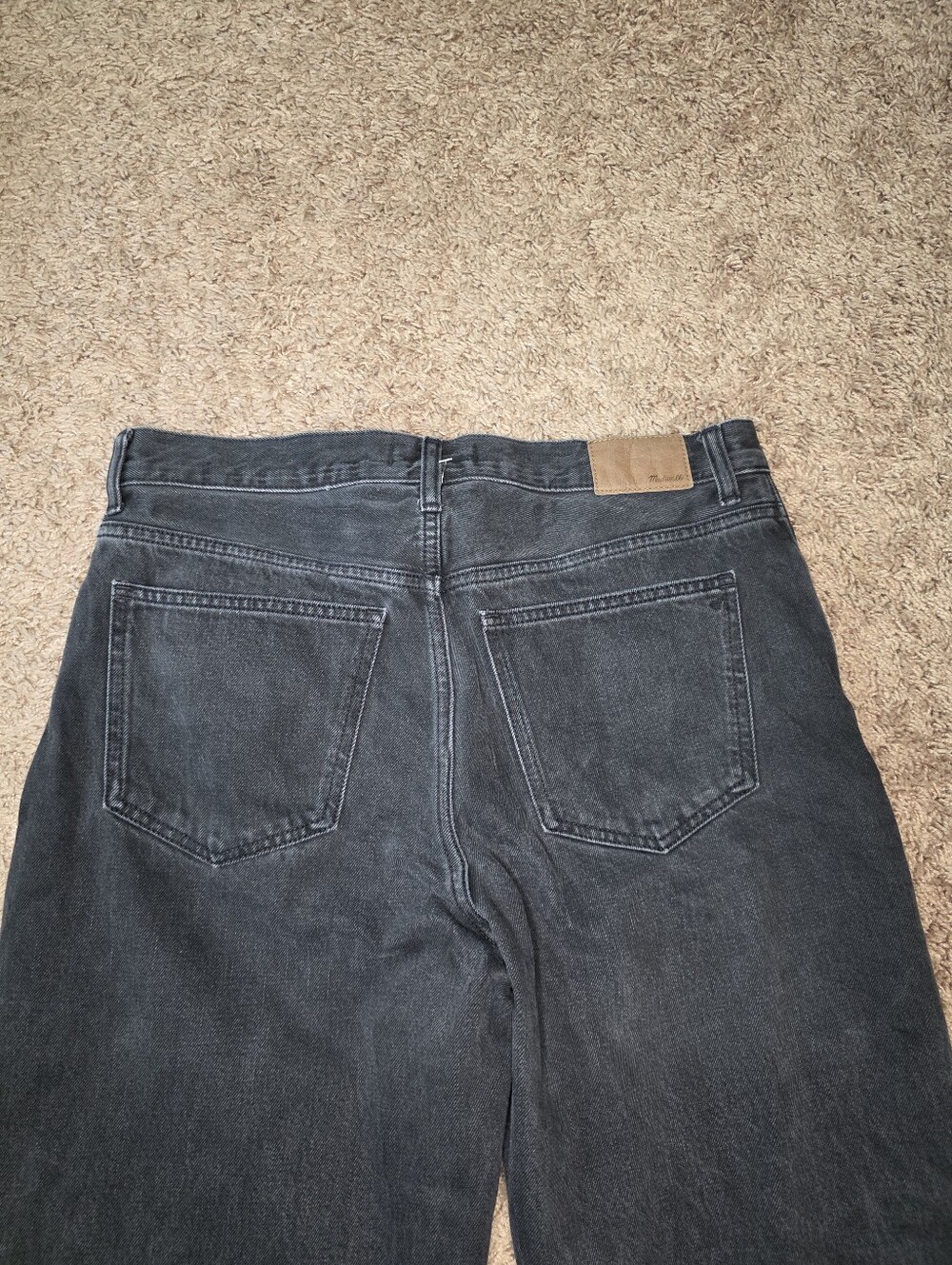 Madewell Low Slung Straight Jeans Kent Wash Size 29 - Picture 12 of 13